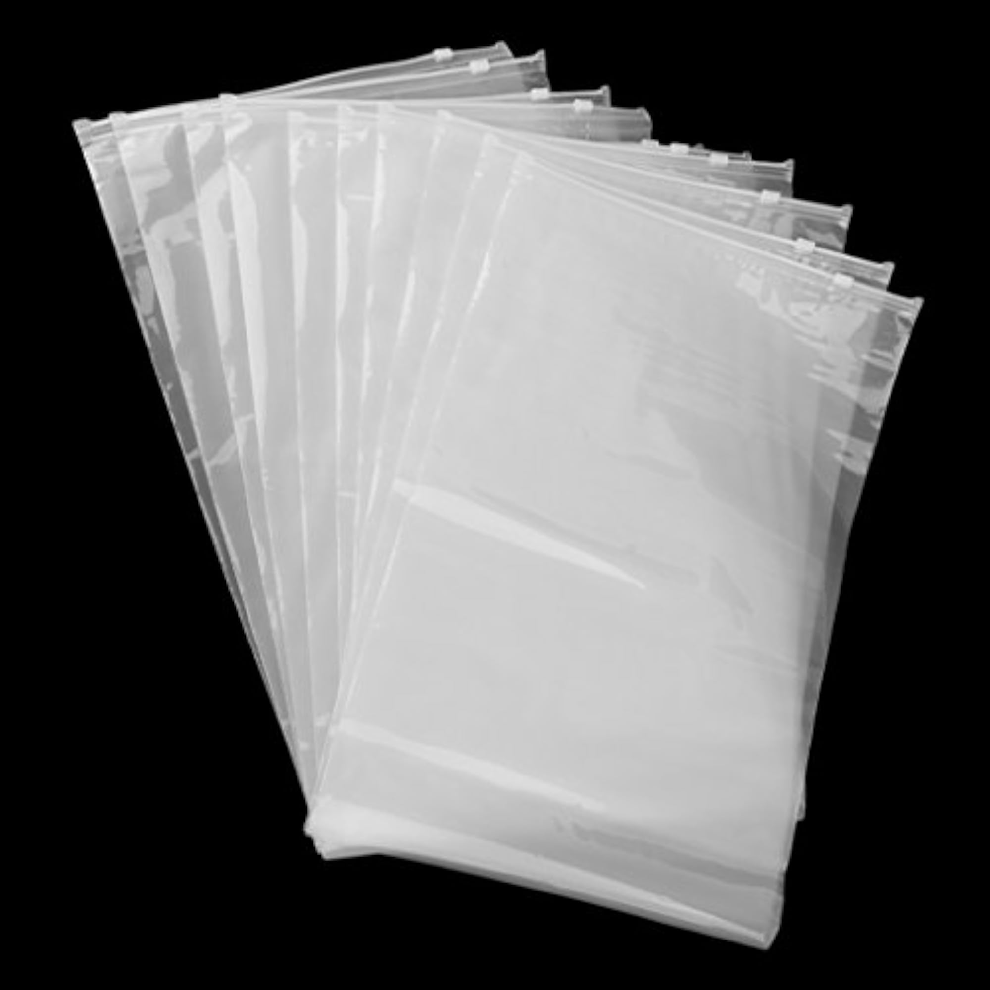 Matte Frosted Travel Pouch Waterproof Ziplock Bag, Medium